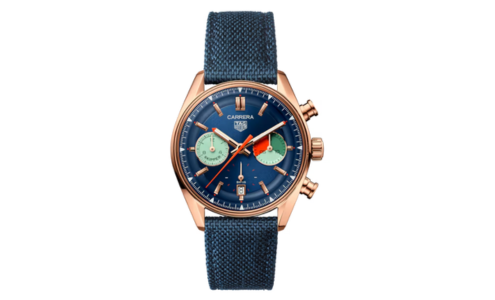 A TAG Heuer Carrera sailing watch, available at Drenon Jewelry.