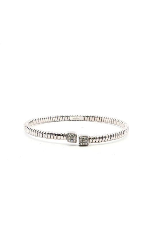 White Gold and Diamond Cuff