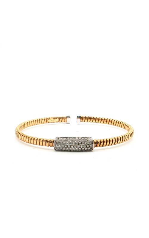 Yellow Gold and Diamond Cuff
