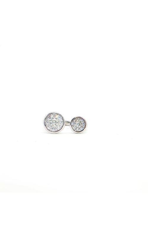 White Gold Diamond Open Cocktail Ring