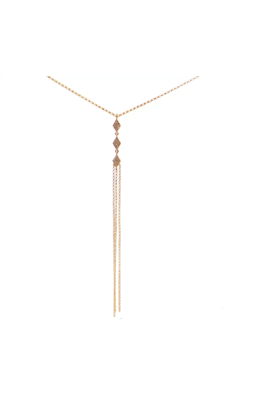 Yellow Gold Cascading Diamond Pendant