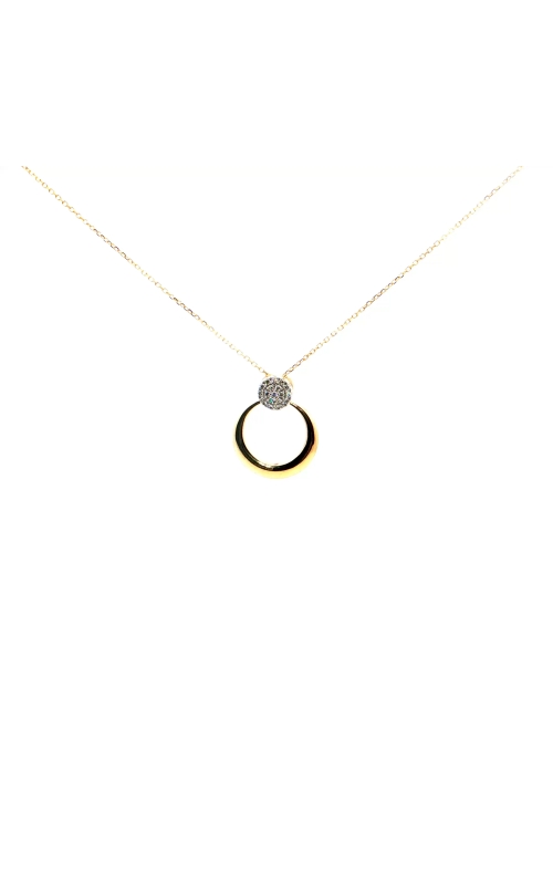 Circular Diamond Necklace