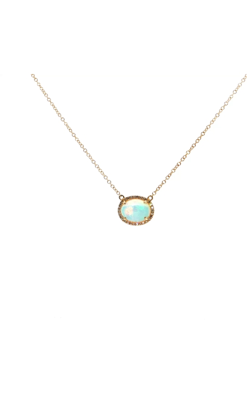 Diamond Opal Yellow Gold necklace
