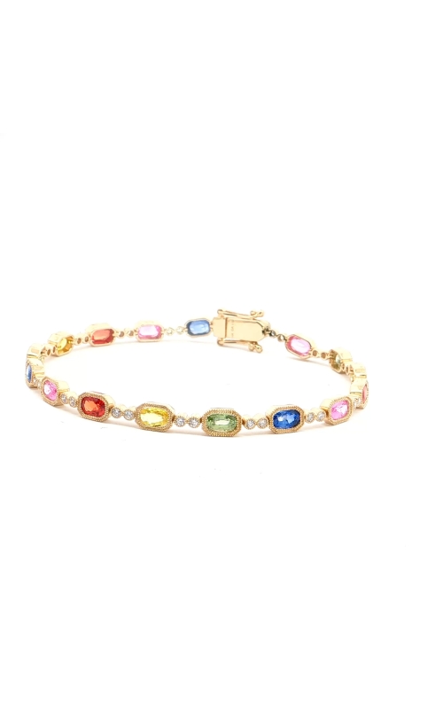 Rainbow Sapphire Bracelet