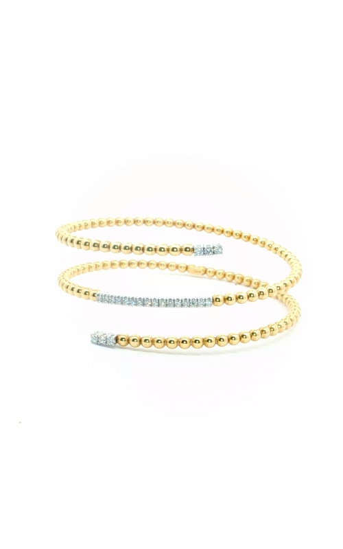 Yellow Gold Diamond Bangle Bracelet