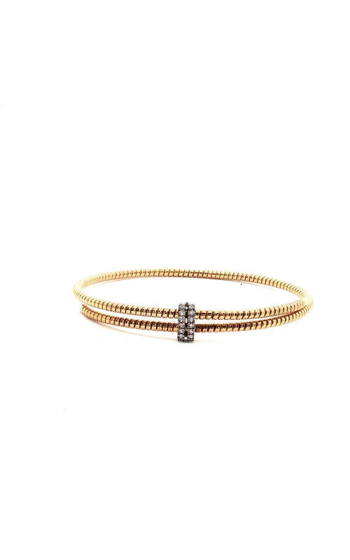Yellow Gold Diamond Bangle Bracelet