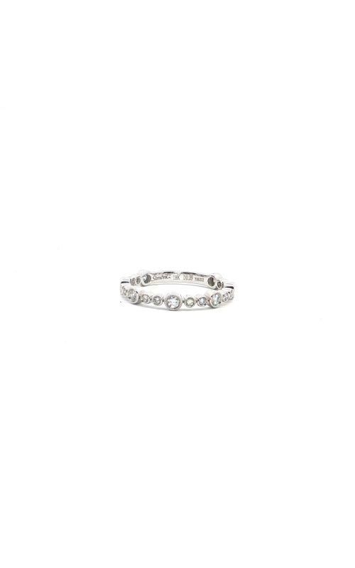 Fashion Ring In 18k White Gold With Diamonds