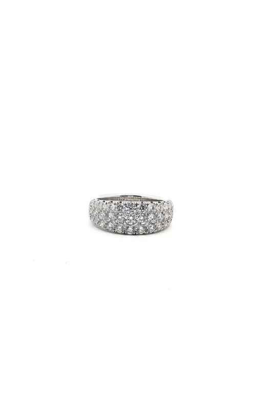 Anniversary Ring In 18k White Gold With Diamonds